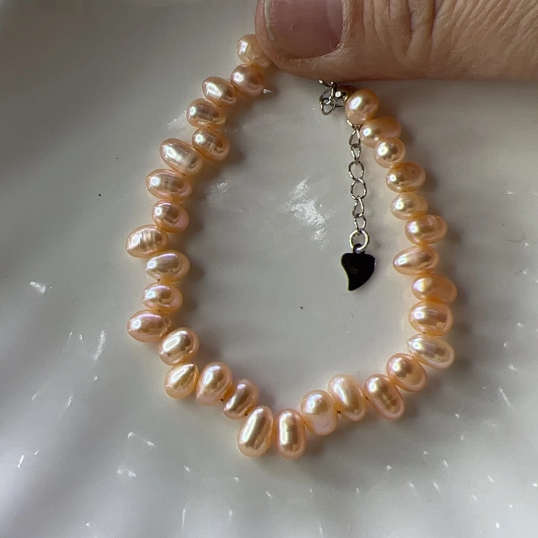 手绳淡水珍珠合金