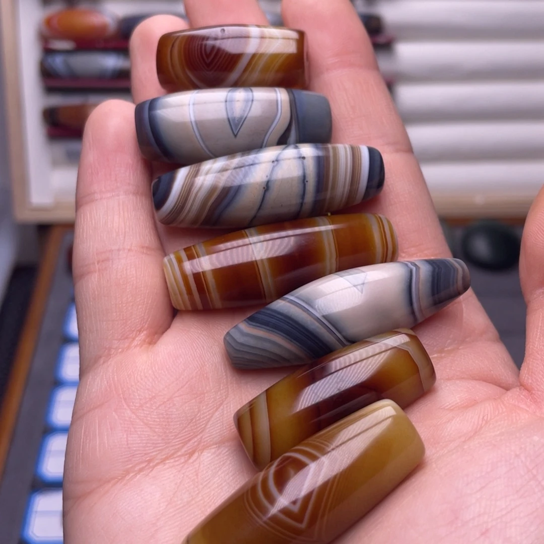 ***࿎玛瑙/玉髓合金颈饰