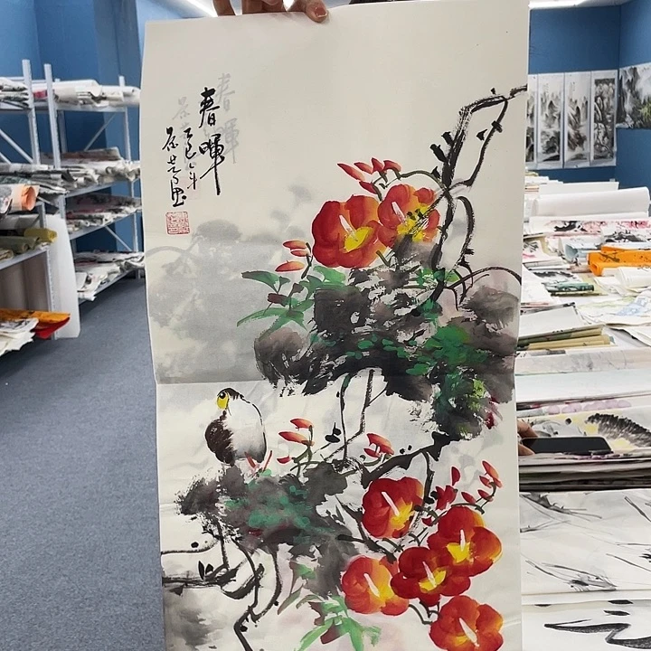 国画纯手绘国画作品