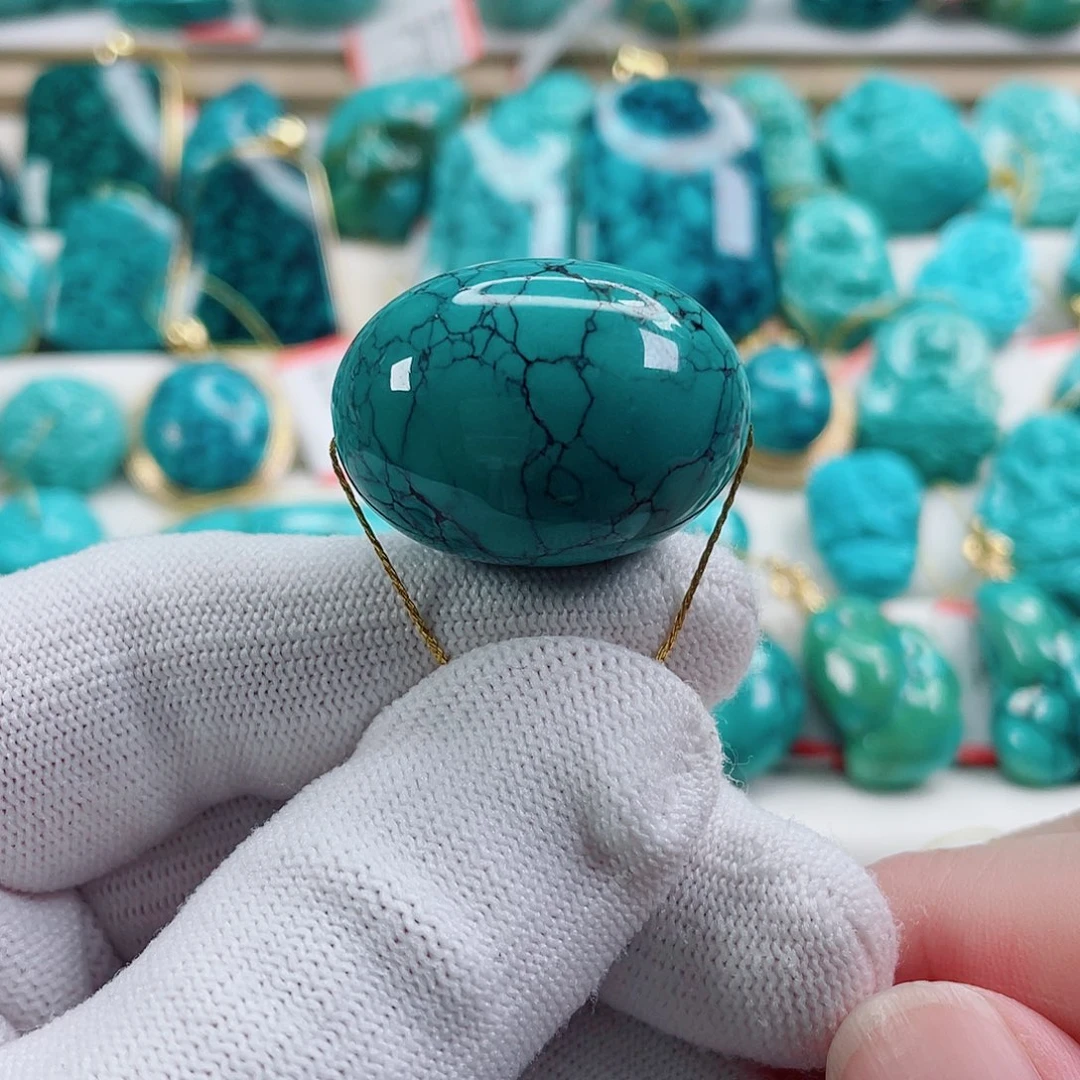 绿松石未镶嵌颈饰直径21.5