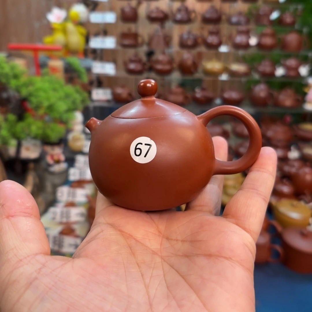 茶壶朱泥朱泥茶壶微瑕110C