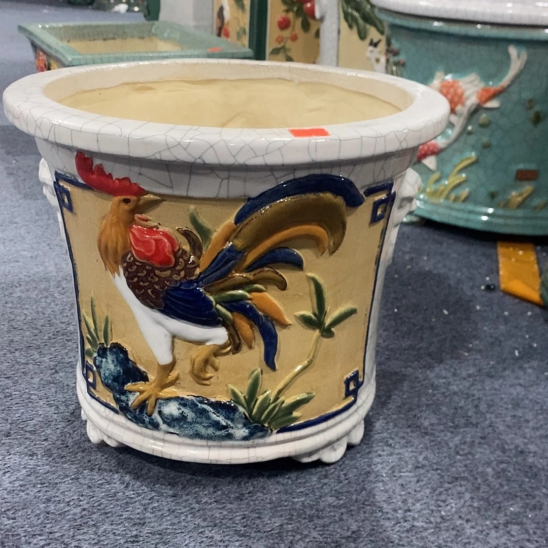 正宗石湾盆石湾盆石湾