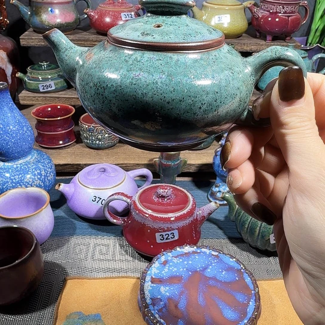 微瑕茗欣钧窑高温钧瓷