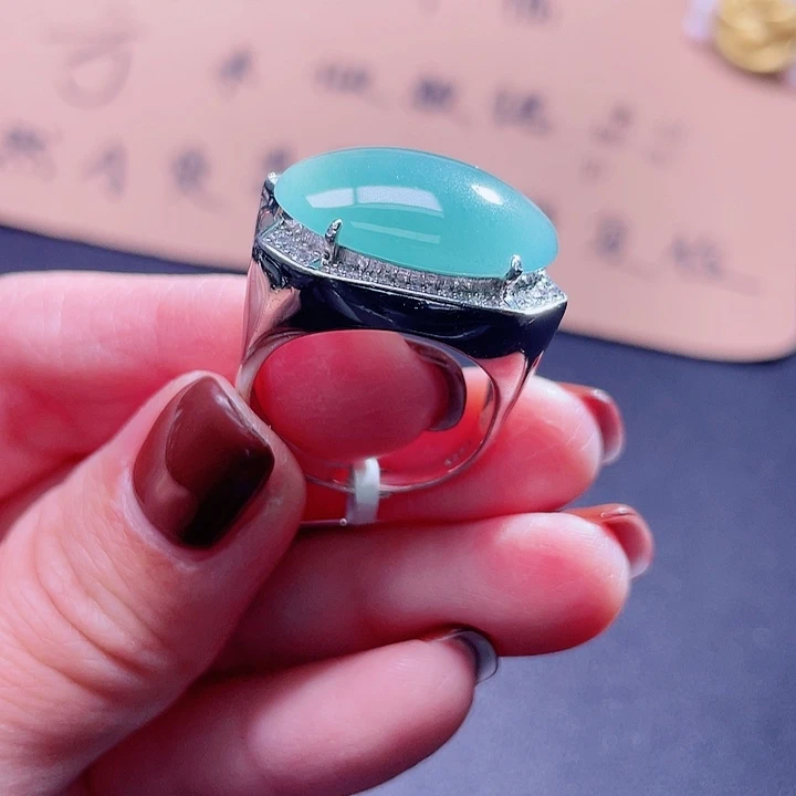 翡翠吊坠(不含链)银S925镶嵌