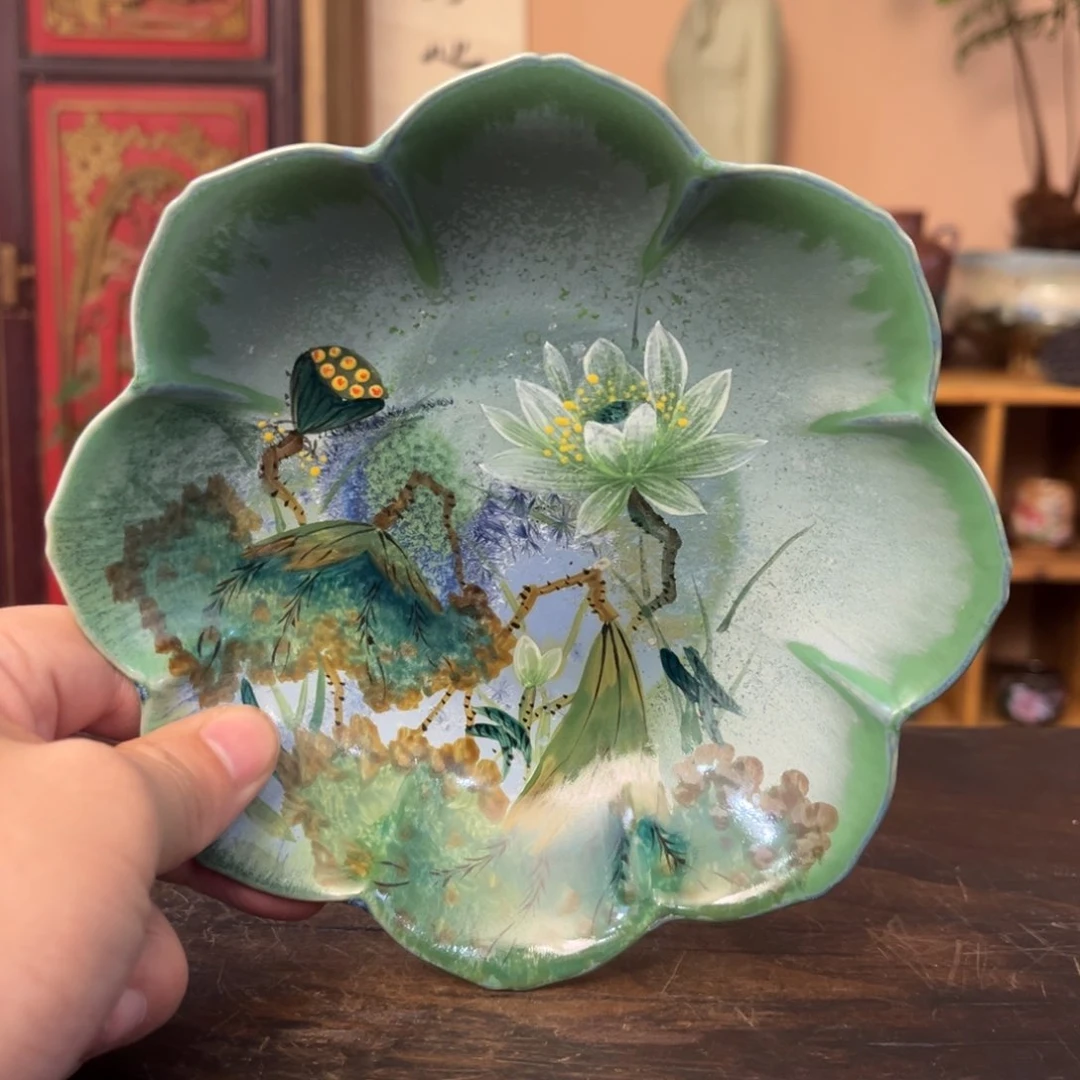 柴烧手工手绘陶瓷