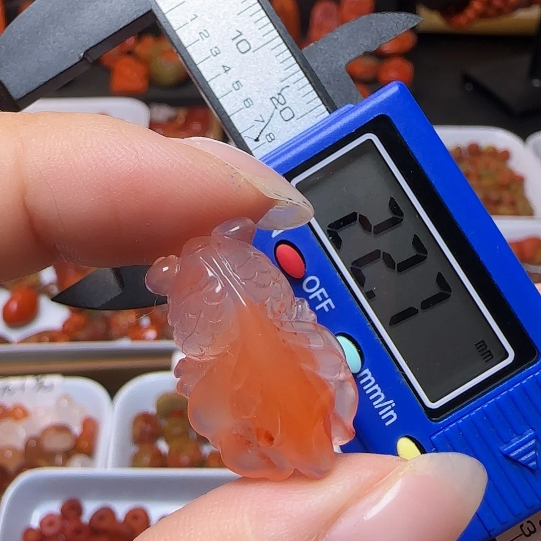 南红玛瑙未镶嵌吊坠(不含链)