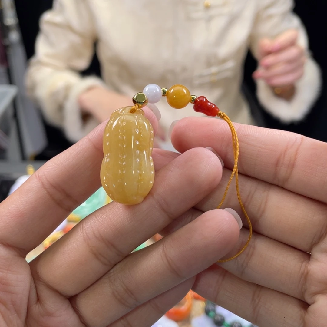 翡翠挂件未镶嵌代编织