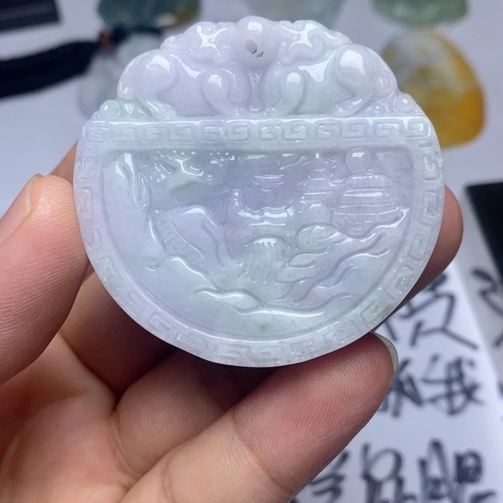 颈饰未镶嵌翡翠翡翠