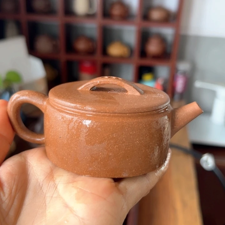 茶壶紫砂降坡汉瓦130c c