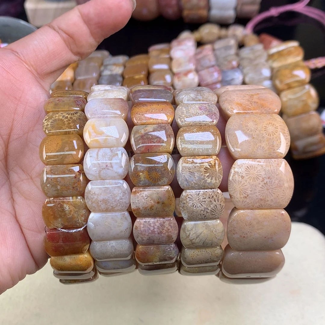 【闪购商品】颈饰未镶嵌硅化珊瑚（珊瑚玉）88米一条可挑（32号）