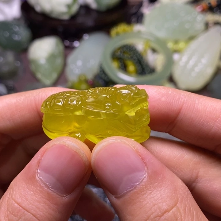 岫玉未镶嵌岫玉颈饰