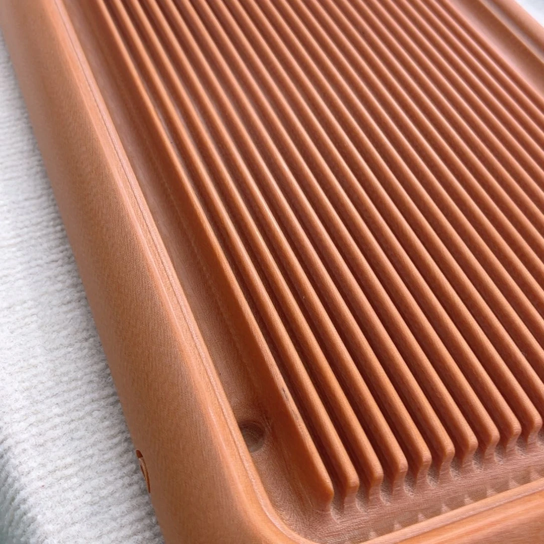 高端电木茶盘50.30.5大橙金龙纹