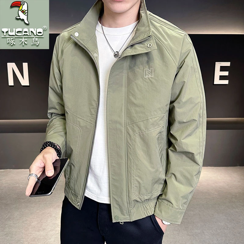 TUCANO/啄木鳥春季新款潮流帅气休闲外套韩版宽松立领男夹克上衣