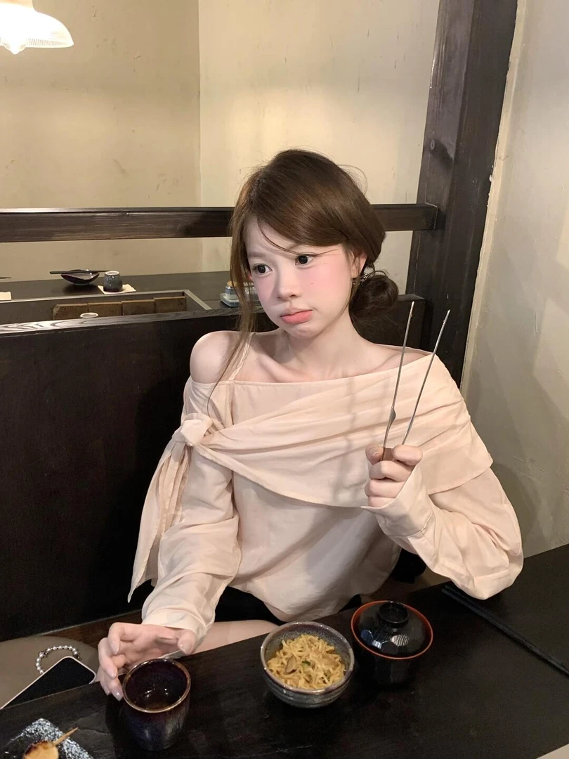 女装禅意仙气飘飘2025秋季新款甜美长袖上衣女气质小众短裤套装