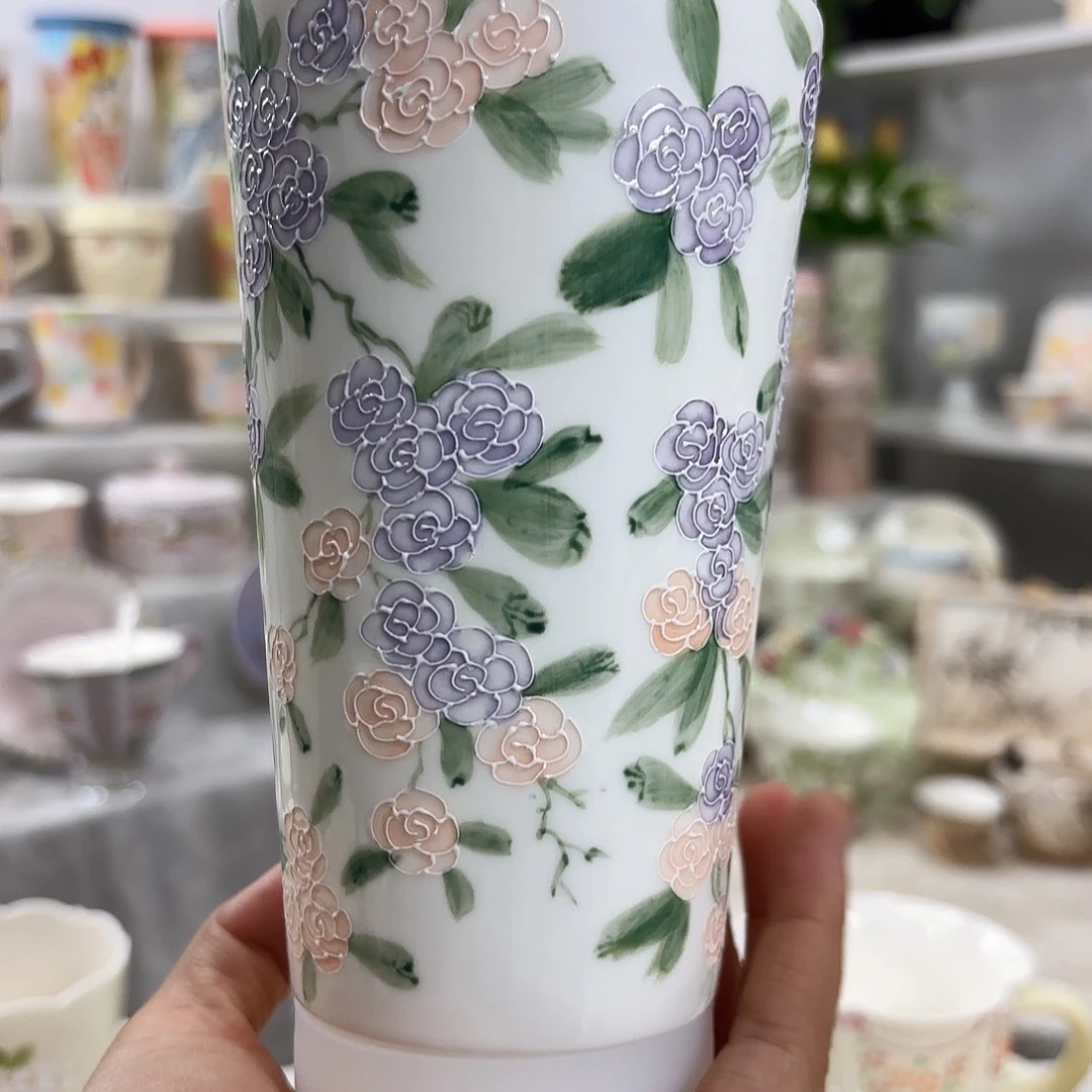 手绘创意高温釉下彩陶瓷