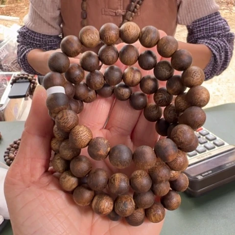 沉香手串白棋8克卡1.0多样性发1条