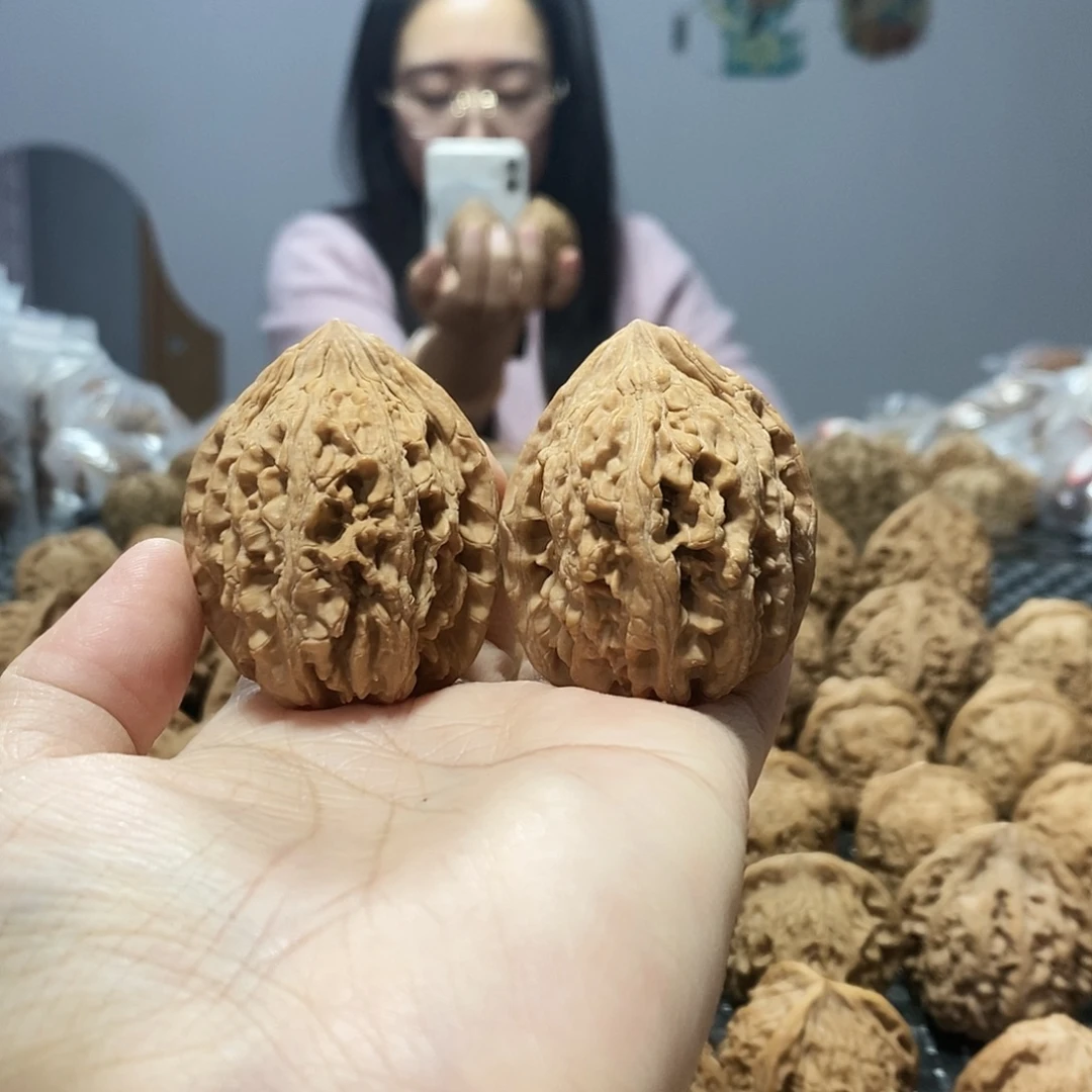 吊坠文玩核桃大沽石40