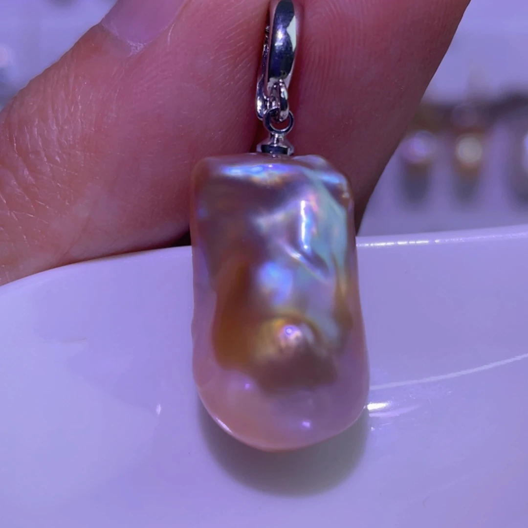 未镶嵌天然淡水珍珠吊坠淡水珍珠