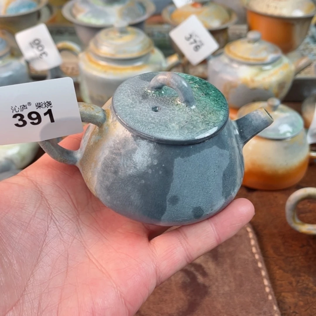 【闪购商品】依*沁庐柴窑古法柴烧手工茶具