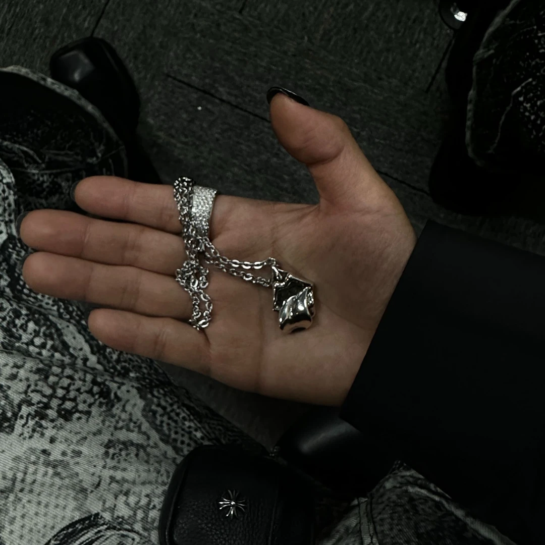 合金项链 【蛇年 摇滚舌头 项链】嘴唇项链项链项链国潮风发