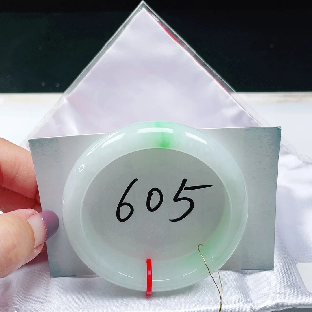 翡翠未镶嵌手镯缅甸翡翠52+