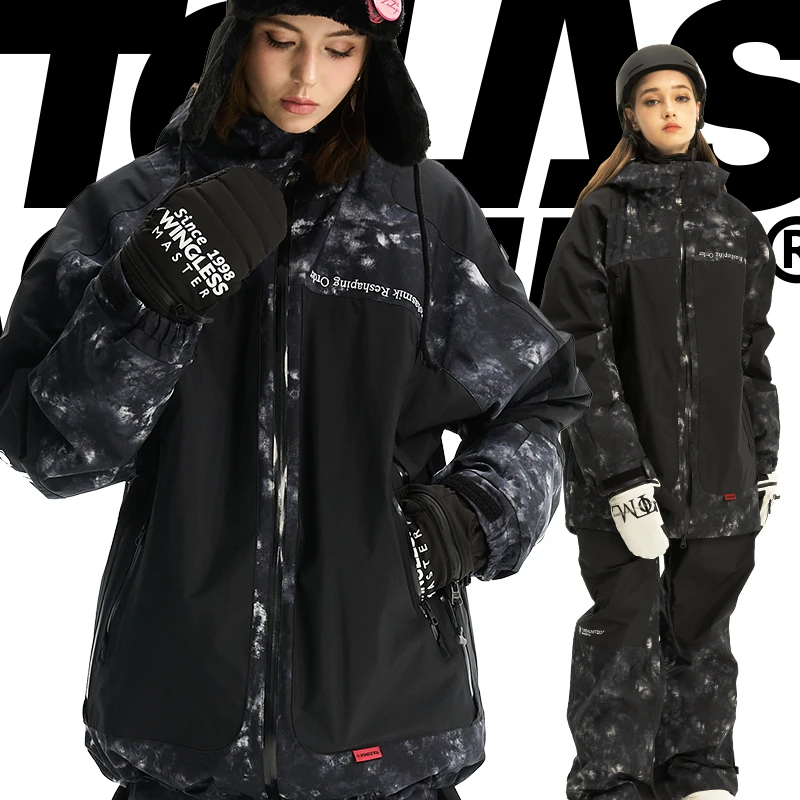 tolasmik【直降】迷雾系列3L压胶滑雪衣裤套装防风防水保暖男女潮流