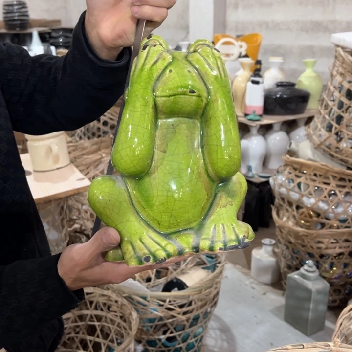 摆件高28宽22公分微瑕捡漏做旧款