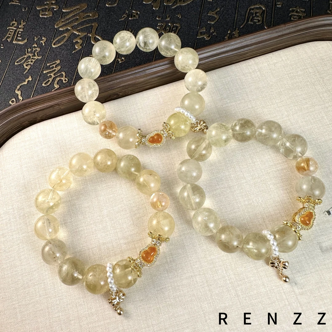 8283 黄水晶/葫芦手串/手链 (多样性发一条)