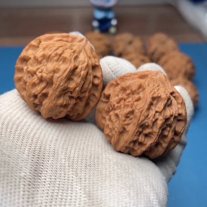 文玩核桃把件38白狮子a 6