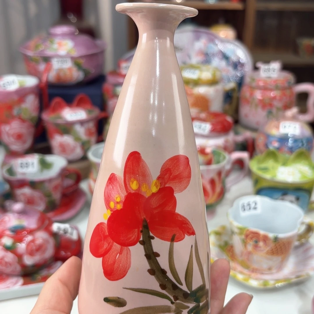 景德镇手绘高温釉下彩陶瓷茶具