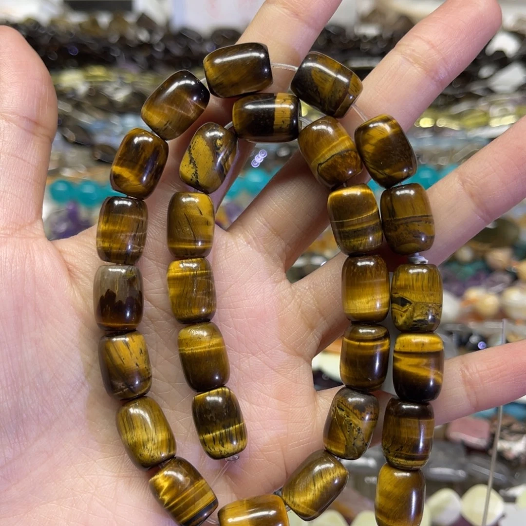 玛瑙/玉髓散珠天然虎眼卡10✖️14长条38厘米