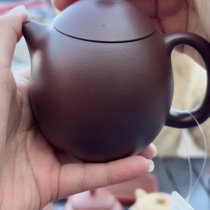 茶壶紫砂宜兴原矿老紫泥300