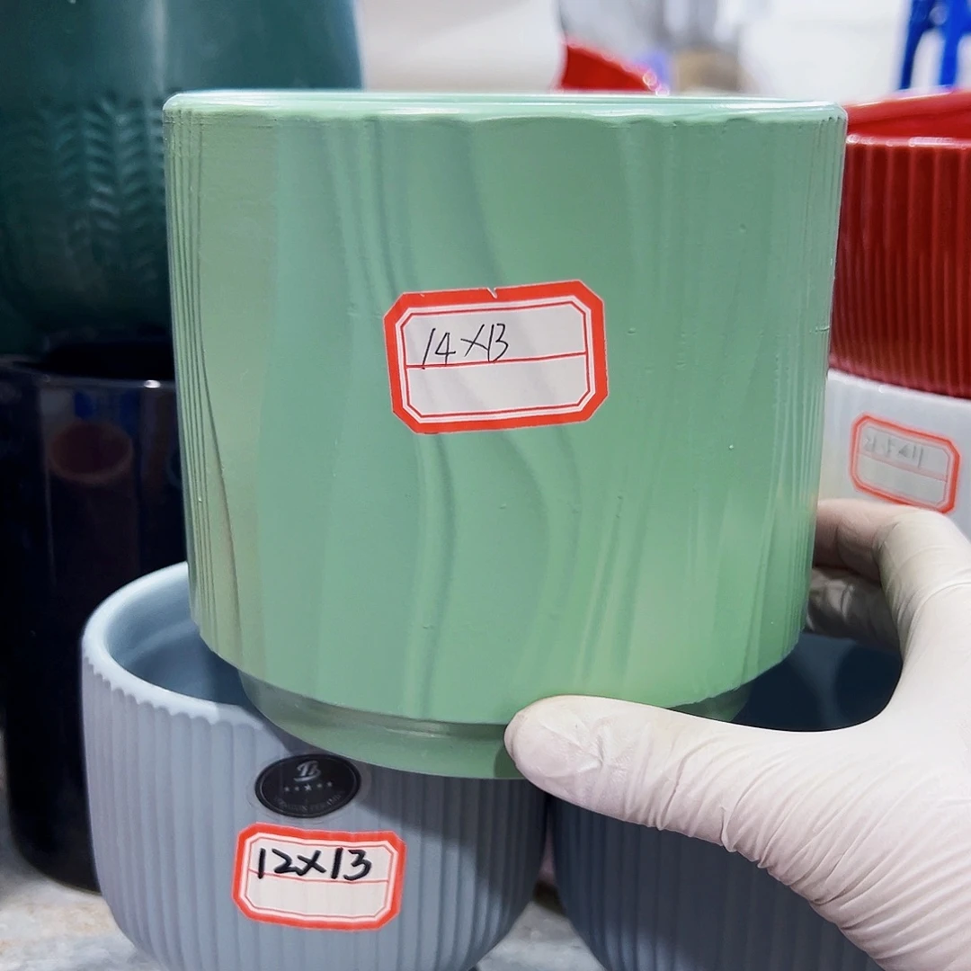 外贸尾单陶瓷花盆凑单10米包邮