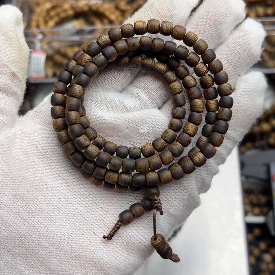 沉香碎屑沉香金沙叶九九沉0.5/11克➕鼓珠多圈