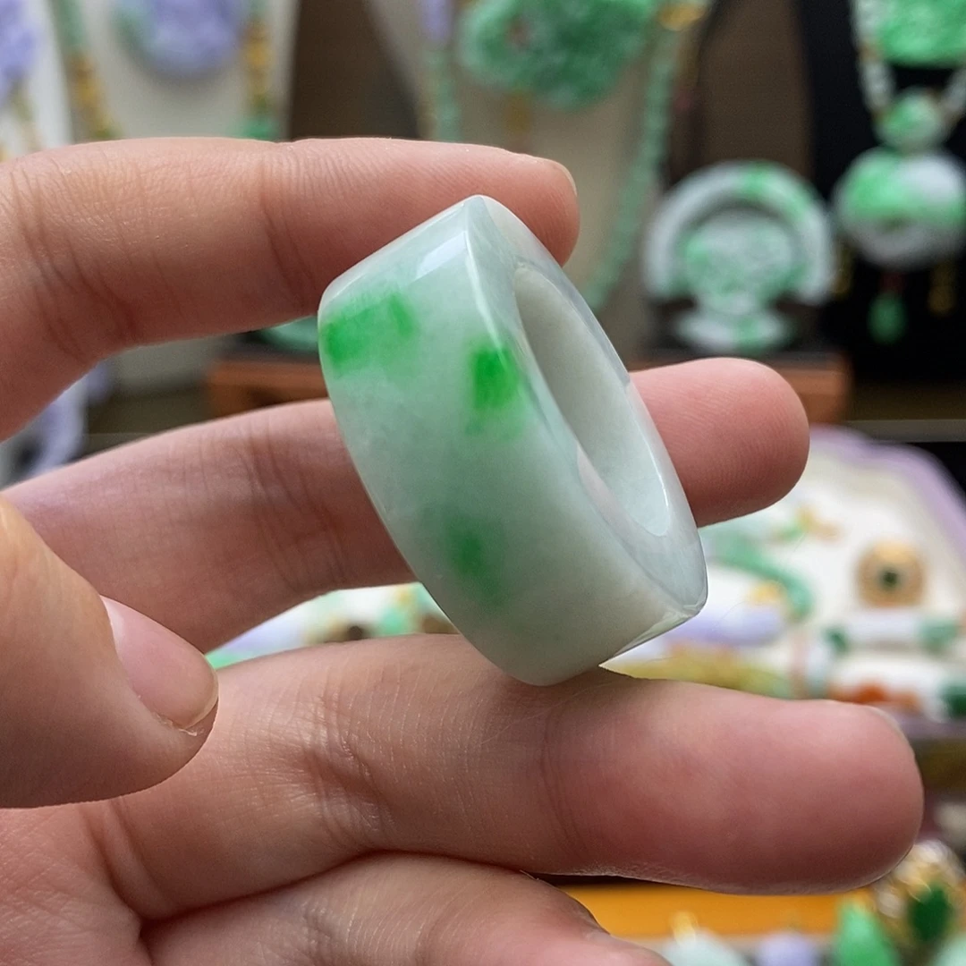 翡翠未镶嵌颈饰配件素圈26