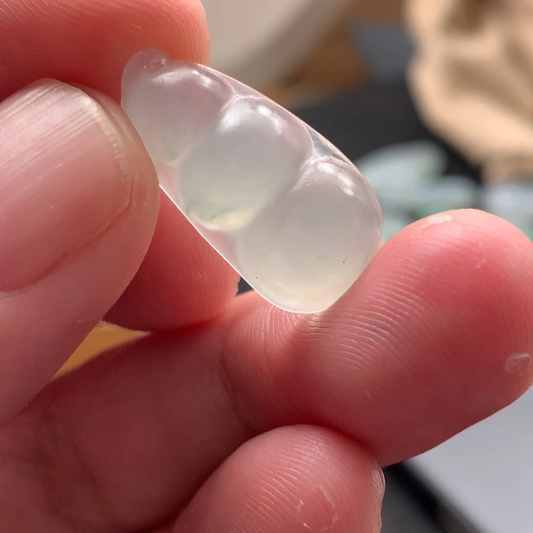 定制翡翠未镶嵌福豆