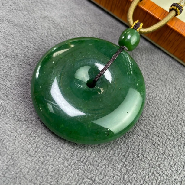 和田玉碧玉大平安扣直径卡45mm左右拍一发一多样性发货