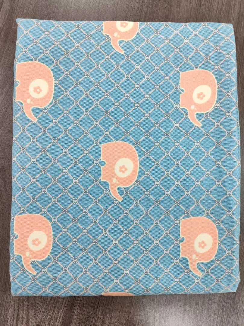 【蓝吉祥象床单】2.3米×2.3米床单±5厘米舒适柔软云朵棉加密小斜纹