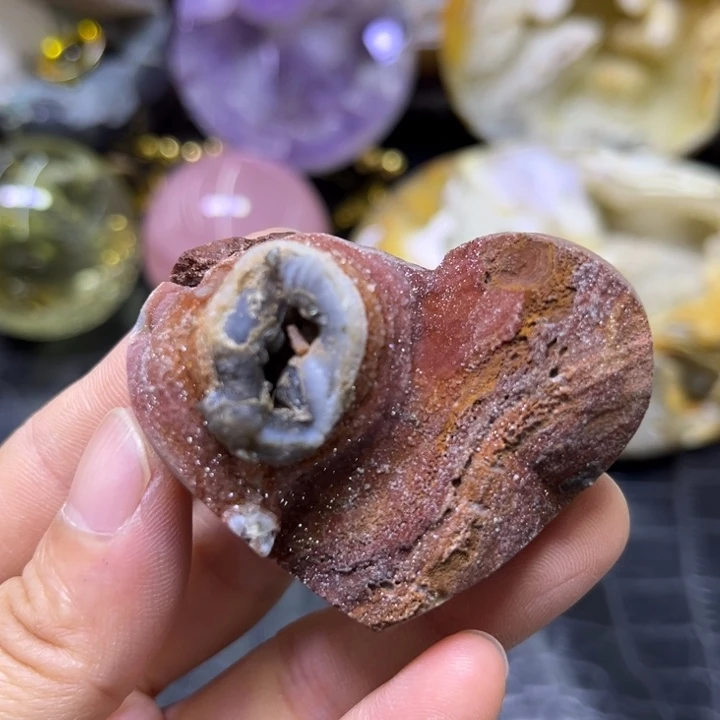 未镶嵌发饰水晶红爱心