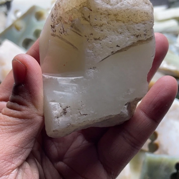 和田玉（糖玉）珠宝半成品未镶嵌荒***客