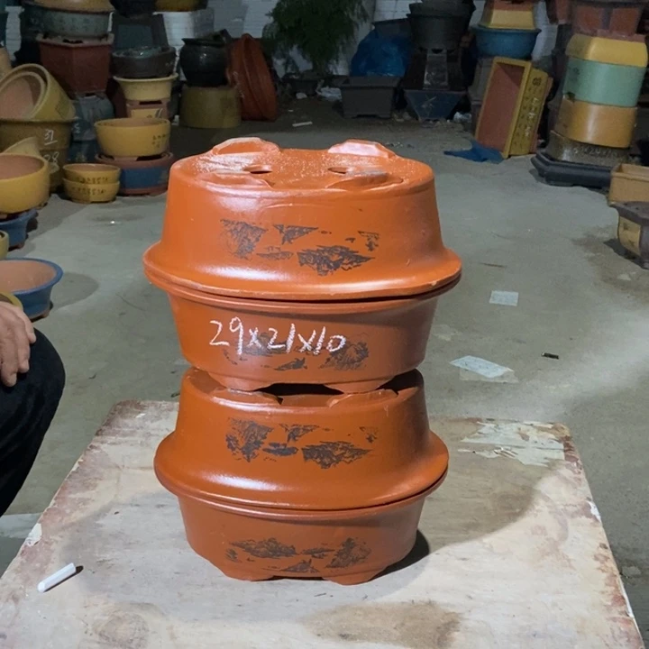 紫砂花盆花盆紫砂