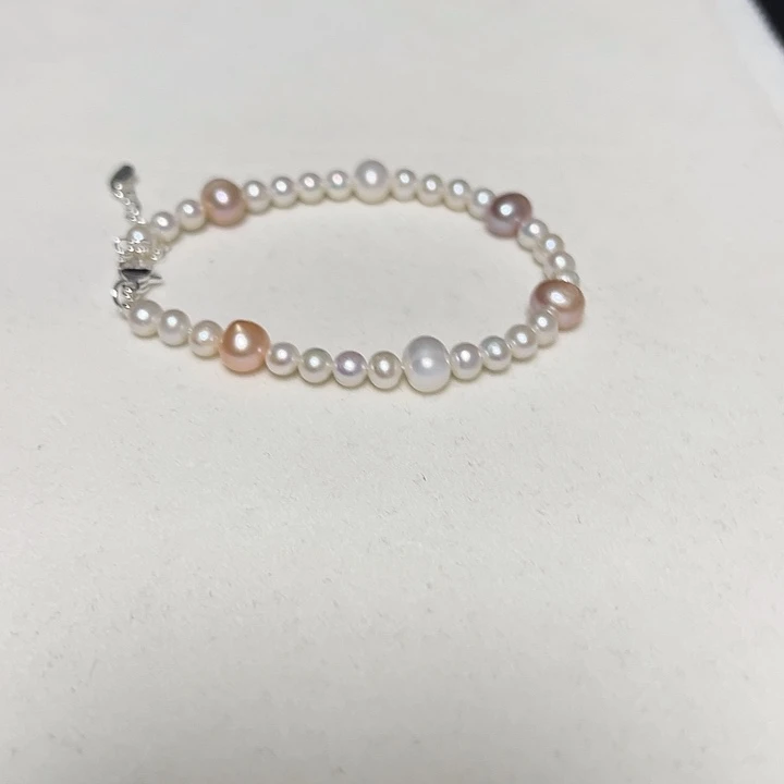 手绳钛钢淡水珍珠