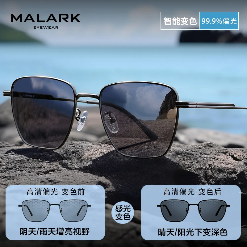 2025新款偏光变色太阳眼镜男士潮开车专用日夜两用墨镜女司机驾驶