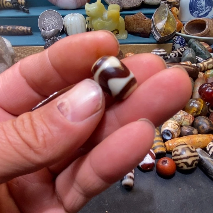 合金珠子的玛瑙/玉髓