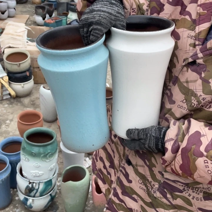 紫砂花盆口14高29正品正品
