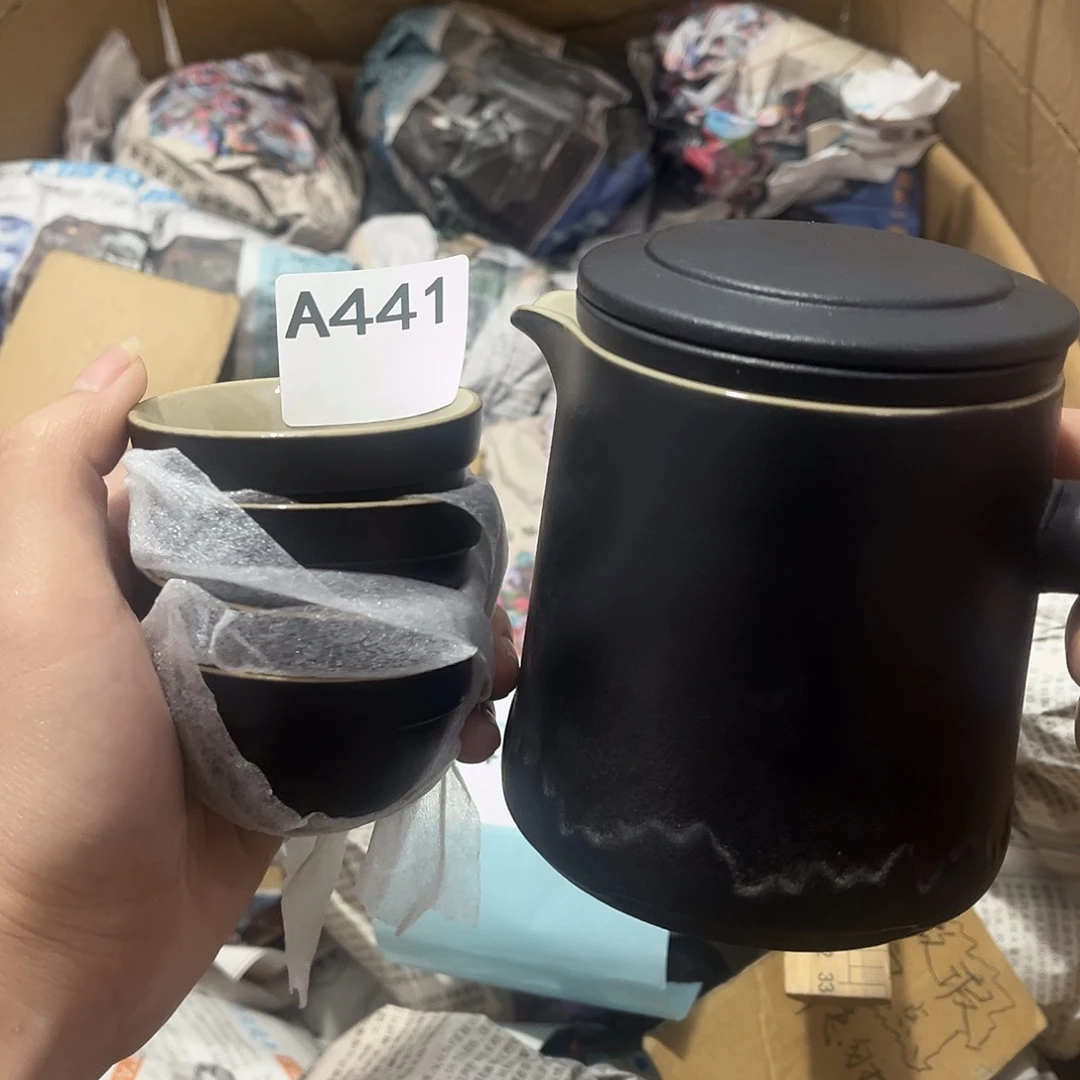 瓷片茶摆件工艺品摆件666