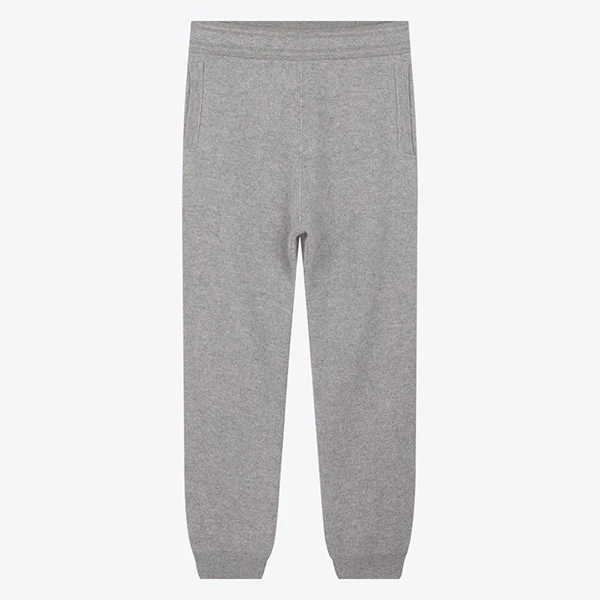 ZEGNA杰尼亚EZ抽绳束脚山羊绒男长裤针织休闲裤VVW10-ZZTR0-K93