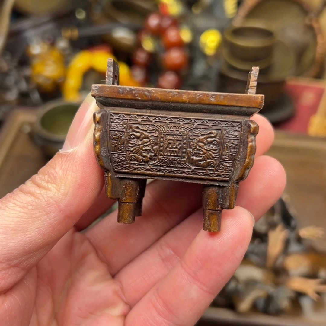 铜摆件欢迎欢迎你