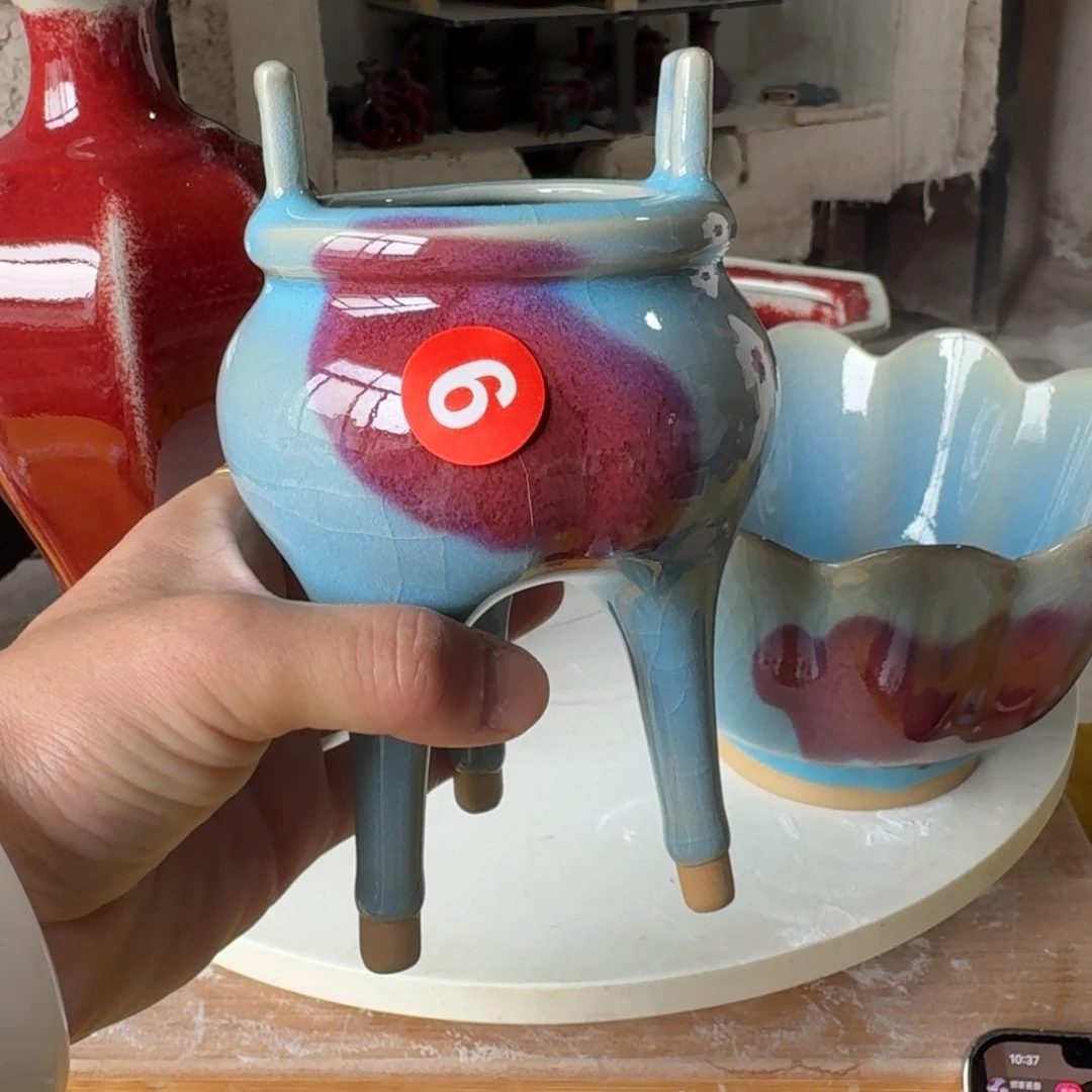 摆件郑家钧窑摆件