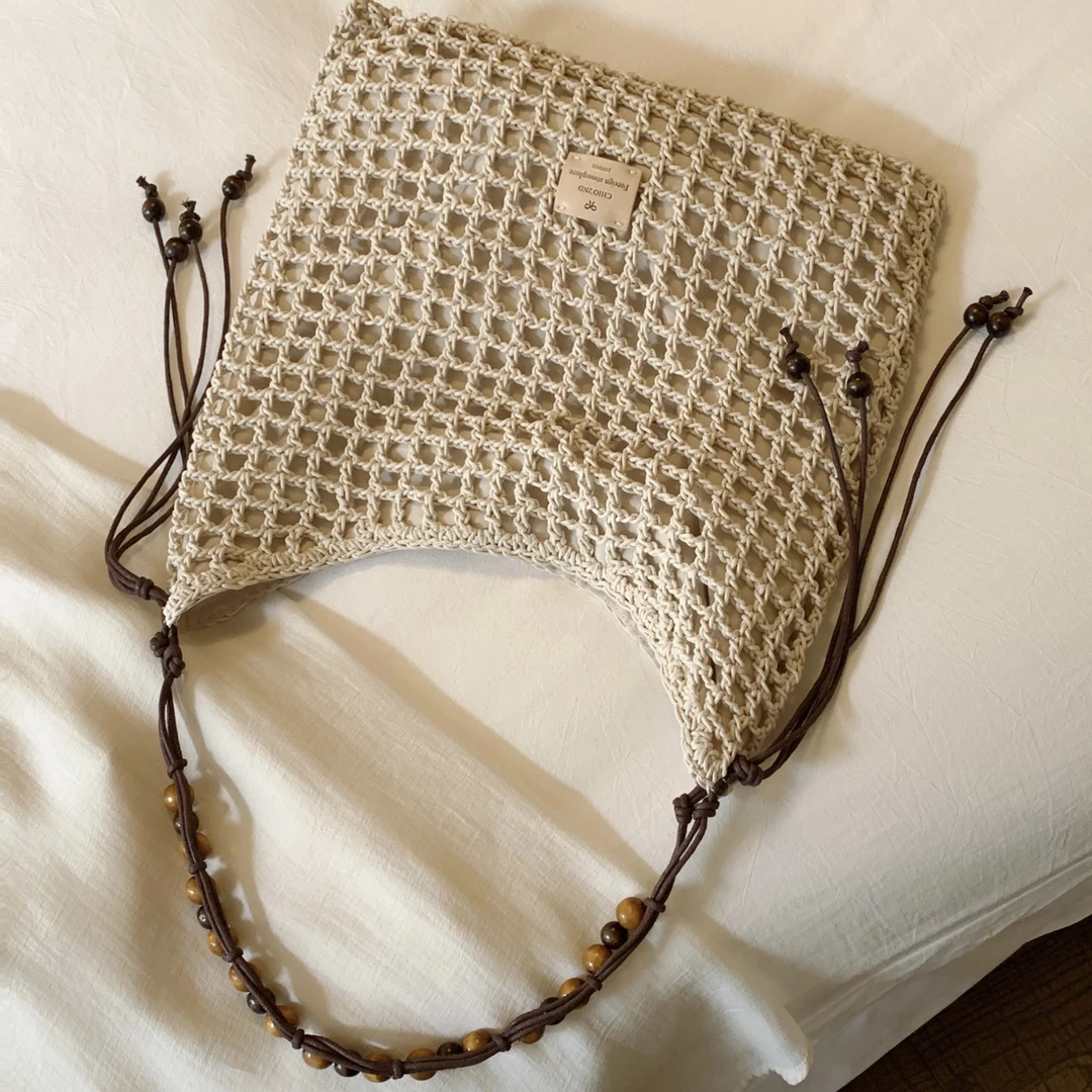 南风Chio2nd 托特包包女夏天手工编织包大容量休闲单肩包